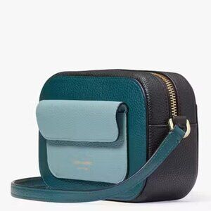 Kate Spade Ava Colorblock Crossbody in Artesian Green NWT Retail $228